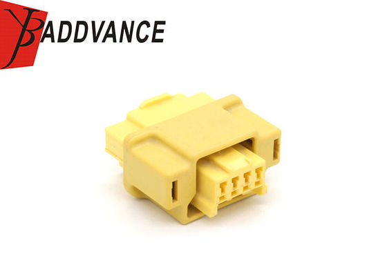 MX10-4SC Yellow 4 Pin Automotive Socket Wire To Wire Connector Housing