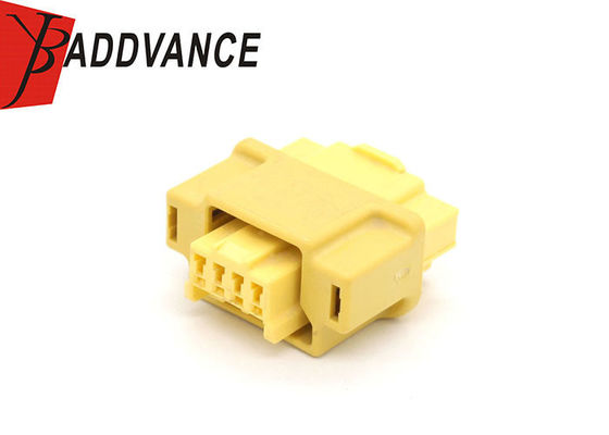 MX10-4SC Yellow 4 Pin Automotive Socket Wire To Wire Connector Housing