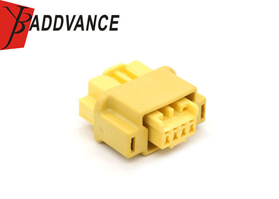 MX10-4SC Yellow 4 Pin Automotive Socket Wire To Wire Connector Housing