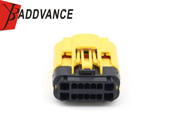 1855-0107919A 14 Pin Sealed PBT FCI Auto Waterproof Connector Yellow Color