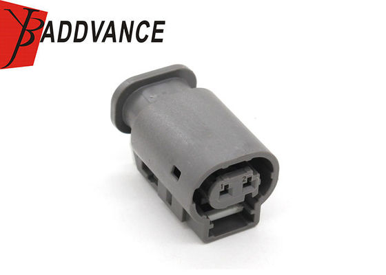 10027186 2 Pin Female TE Connectivity AMP Connectors Gray Color