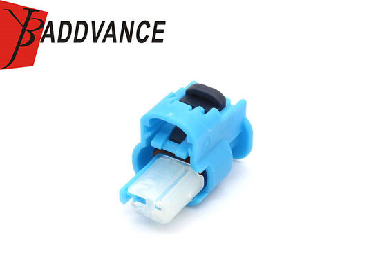 2-1-397 AMP TE Connectivity Female 2 Pin Rectangular Connector Blue Color