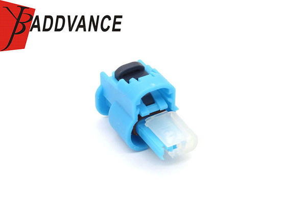2-1-397 AMP TE Connectivity Female 2 Pin Rectangular Connector Blue Color