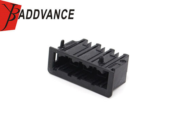 2333989-1 Black Male Auto Electrical Wire Harness Connector Housing 6 Pin