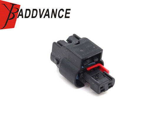 2 Pin Black Female PBT/PA66 Te Connectivity Connectors Automotive Sealed Housing