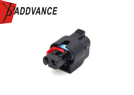 2 Pin Black Female PBT/PA66 Te Connectivity Connectors Automotive Sealed Housing