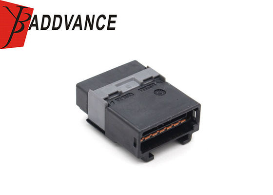 14 Pin Black Female Automotive Connector Housing PBT Material