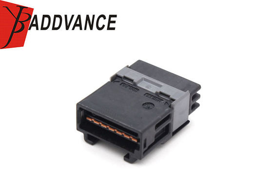 14 Pin Black Female Automotive Connector Housing PBT Material