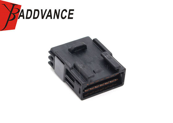 14 Pin Black Female Automotive Connector Housing PBT Material