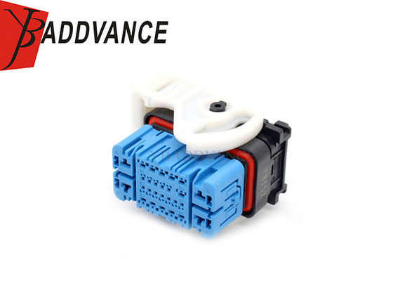 27 Way PA66 Blue Female Sealed Waterproof Automotive Connectors For Car