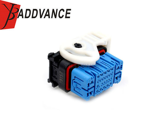 27 Way PA66 Blue Female Sealed Waterproof Automotive Connectors For Car