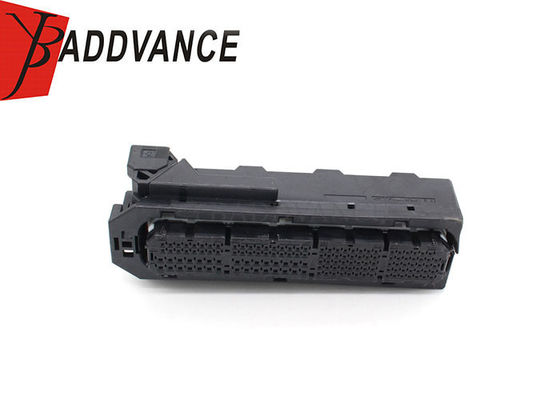 TE 140 Pin PBT Black Waterproof Automotive Connectors Electrical Housing