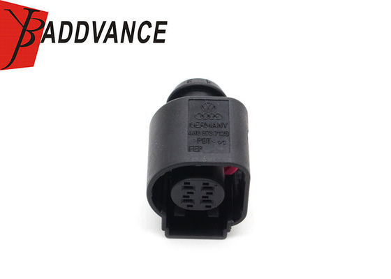 4H0973712B 4 Way Female Black Waterproof Connector Housing For VW AUDI