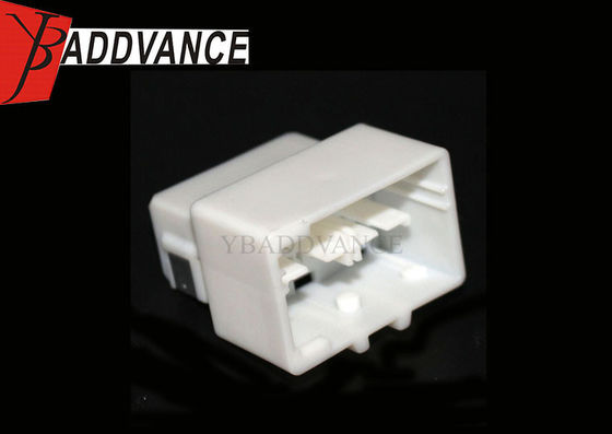 44 Pin White Female Waterproof Automotive Electrical Connectors Customized