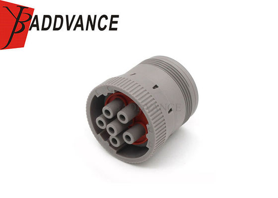 HD16-6-12S-B010 6 Pin Deutsch Dt Connector Female Grey Sealed HD10 Series