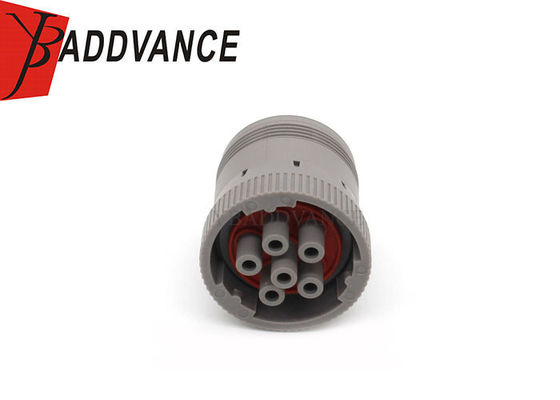 HD16-6-12S-B010 6 Pin Deutsch Dt Connector Female Grey Sealed HD10 Series