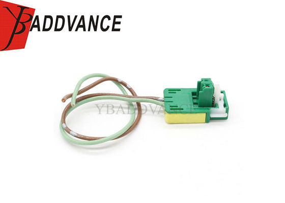 2 Pin Blue And Yellow Airbag Connector Housing With Wire Accept OEM