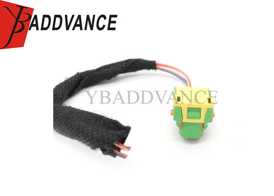 2 Pin Green Delphi Airbag Connector Housing With Wire Accept OEM