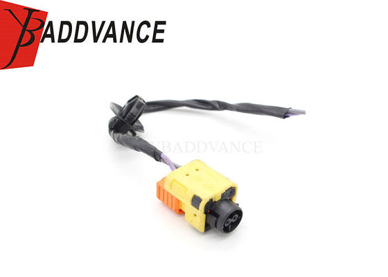 2 Pin Orange FCI Airbag Connector Clockspring Wire For Toyota Nissan