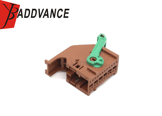 284227-5 24 Way Male TE Amp Brown Unsealed Wire Harness Connector For Auto