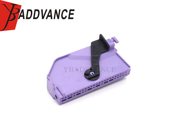 50 Way Male TE Connectivity AMP Connectors Purple Unsealed Connector Housing