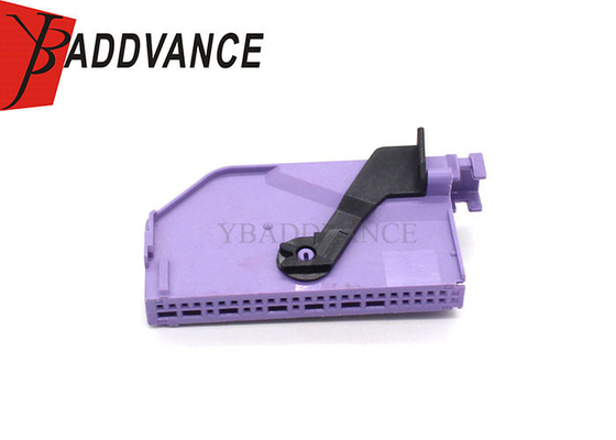 50 Way Male TE Connectivity AMP Connectors Purple Unsealed Connector Housing