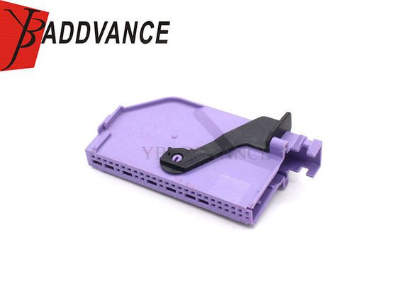 50 Way Male TE Connectivity AMP Connectors Purple Unsealed Connector Housing