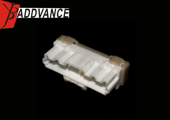 20 Pin Female PBT Unsealed White Automotive Electrical Connectors New Design