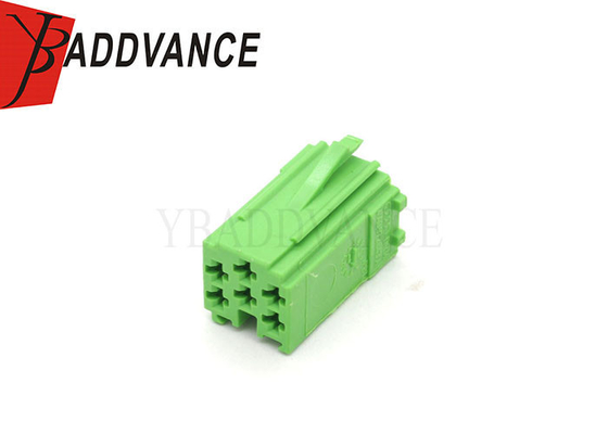 6 Pin Female Unseald Automotive Electrical Connectors PA66 For VW