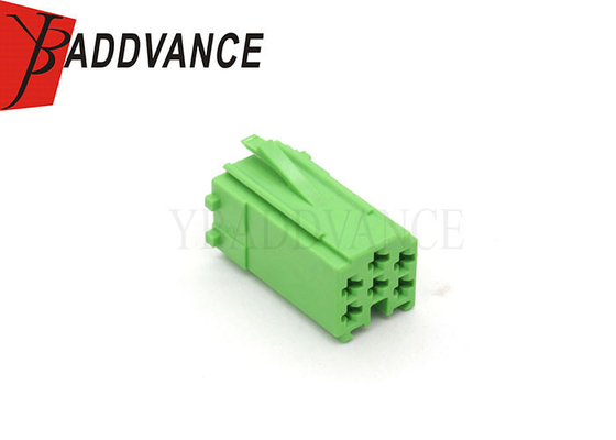 6 Pin Female Unseald Automotive Electrical Connectors PA66 For VW