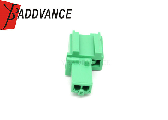 3C0973332C 2 Pin Male Green PA66 FEP Electrical Connector Housing For VW Audi Skoda