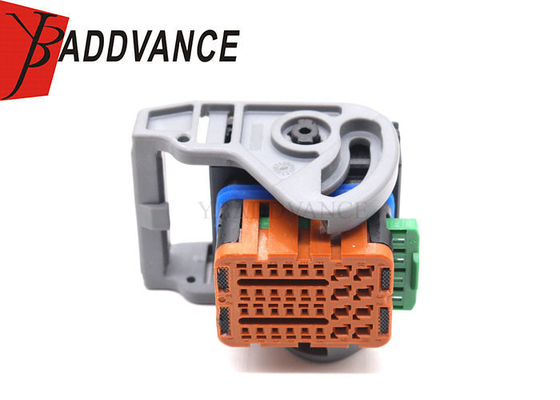 98644-2002 32 Pin Female CMC Receptacle Right Wire To Wire Output Automotive ECU Housing Connector