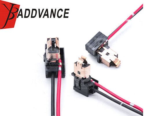 H1 H3 Copper Core Bakelite Car Light Bulb Socket Crooked Plug 2 Pin Wiring Accessories