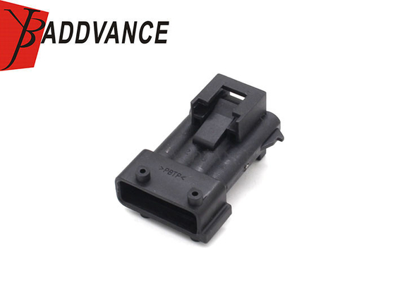 1-965261-1 4 Pin Male TE Connectivity AMP Connectors Timer 2.8mm(110) Black