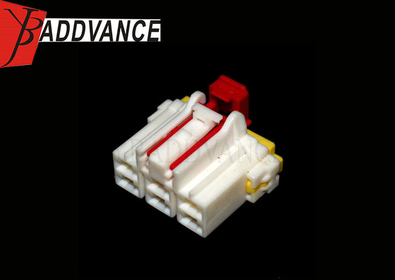 Automotive 6 Pin Female Ket Connector Plugs White Color With Terminals
