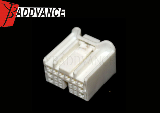 6098-5659 18 Pin Female Sumitomo Wire Connector White Color With Termianls