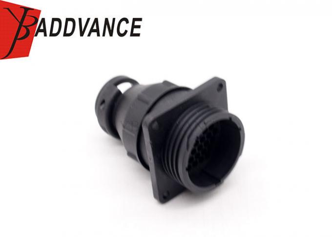 206151-1 1-206138-0 37 Pin Male Tyco AMP CPC Series Connector With Clamps