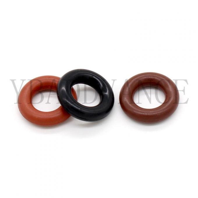 ASNU08 Fuel Injector Black Auto Parts O Rings Kit 14.5mm For Bosh